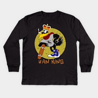 van King - King Old Crow - Grunge Style Kids Long Sleeve T-Shirt